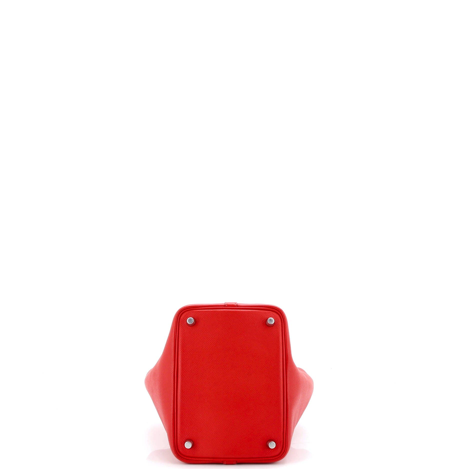 Picotin Lock Bag Tressage Epsom PM, Alternate, color, Red