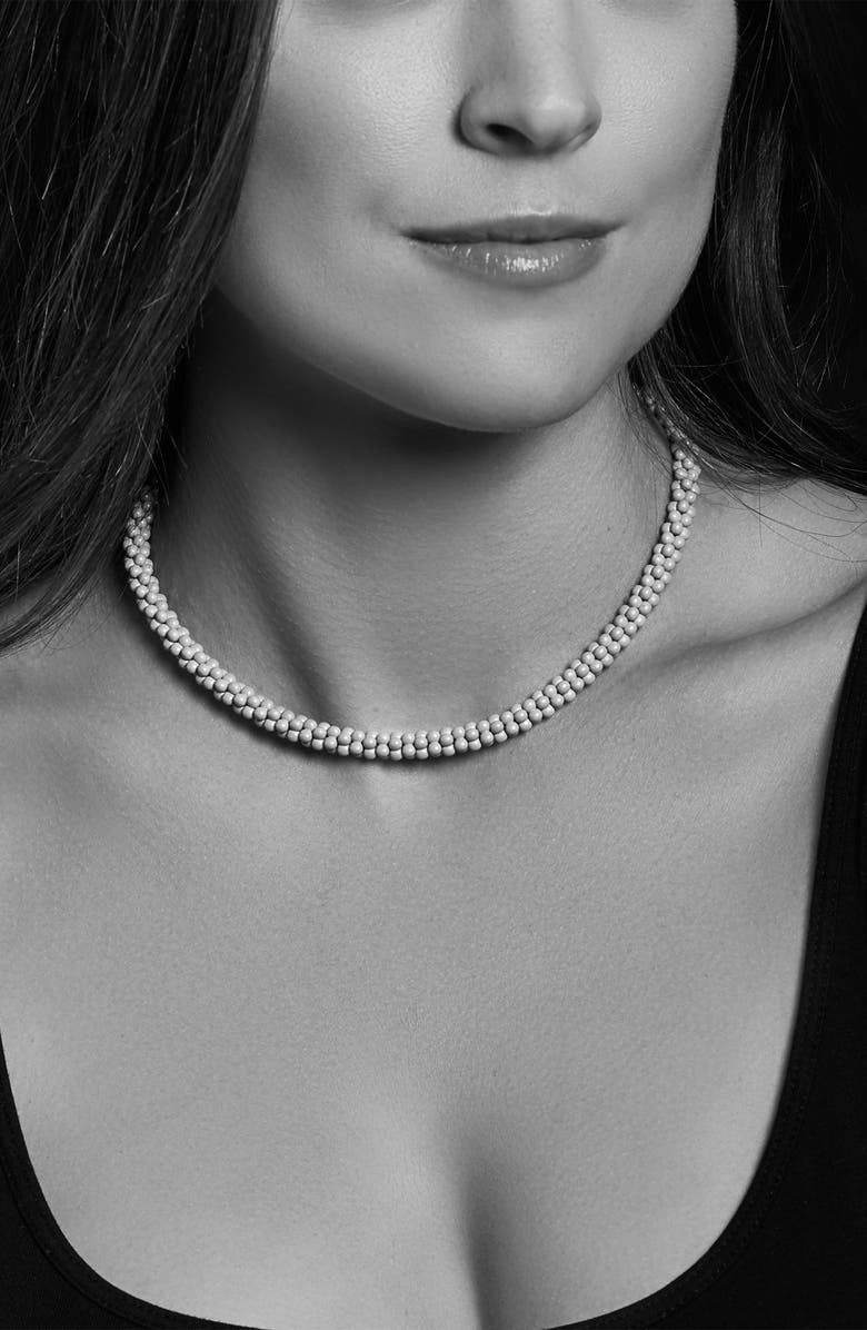 LAGOS Blue Caviar Ceramic Rope Necklace, Alternate, color, 