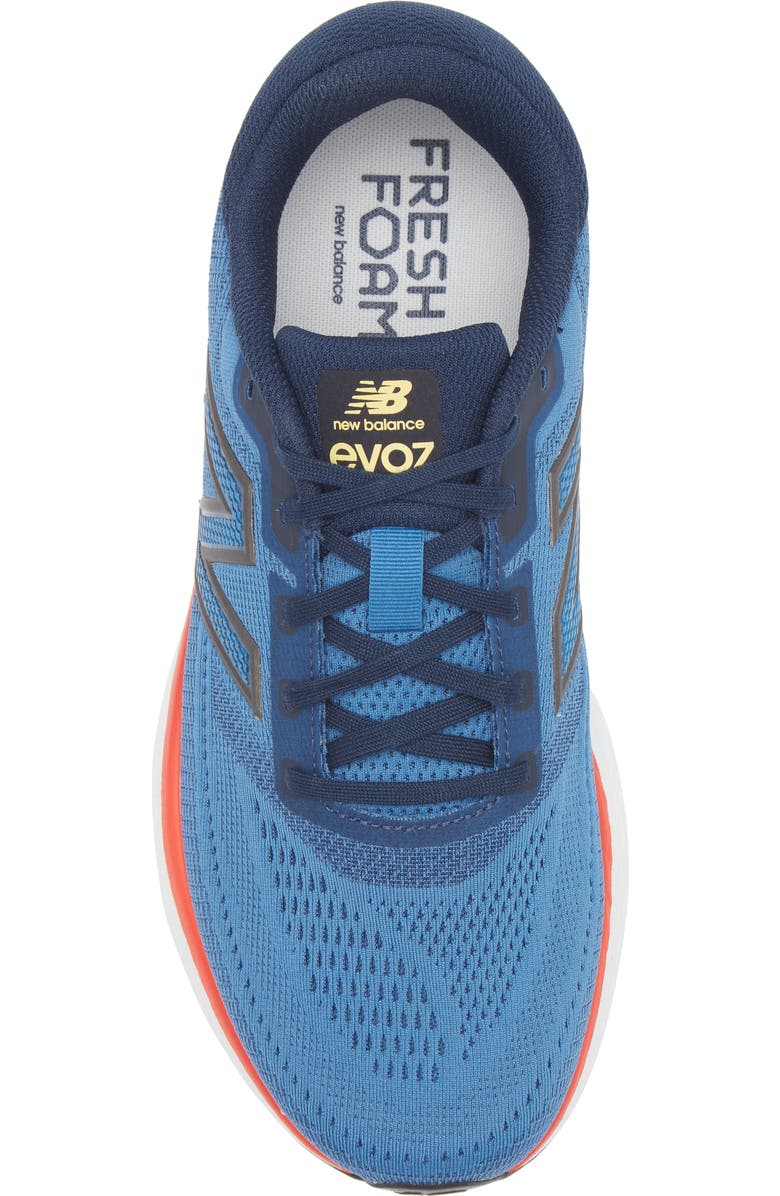 New Balance Evoz Sneaker, Alternate, color, Sea Stone/ Nb Navy