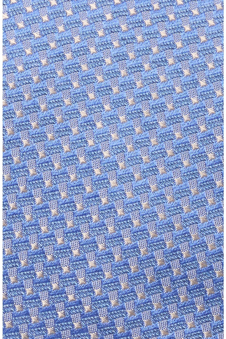 Kaiser Mini Silk Jacquard Tie, Alternate, color, INDIGO