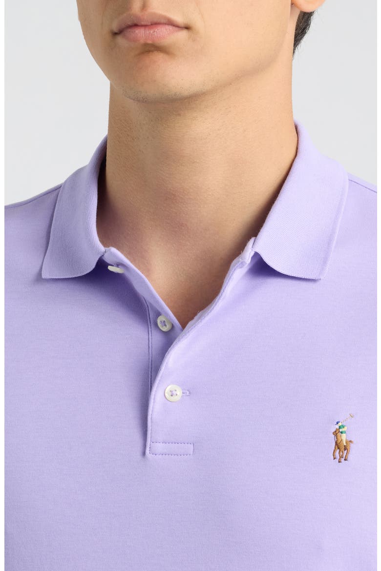 Classic Fit Polo, Alternate, color, POWDER PURPLE