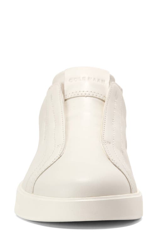 Cole Haan Grand Crosscourt Luxe Slip-on Sneaker In White