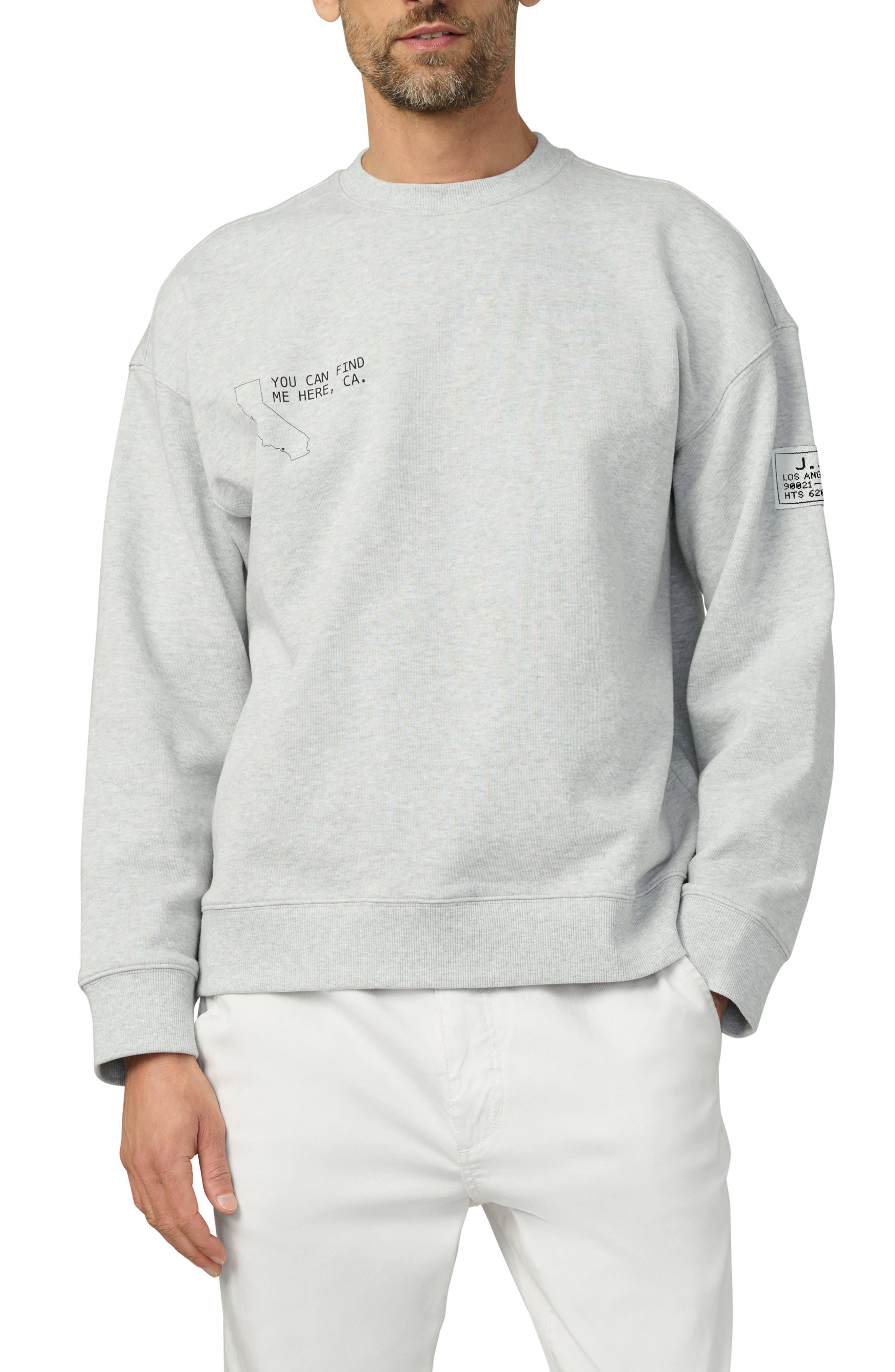 Joe's Jeans Relaxed Crewneck Graphic Sweatshirt