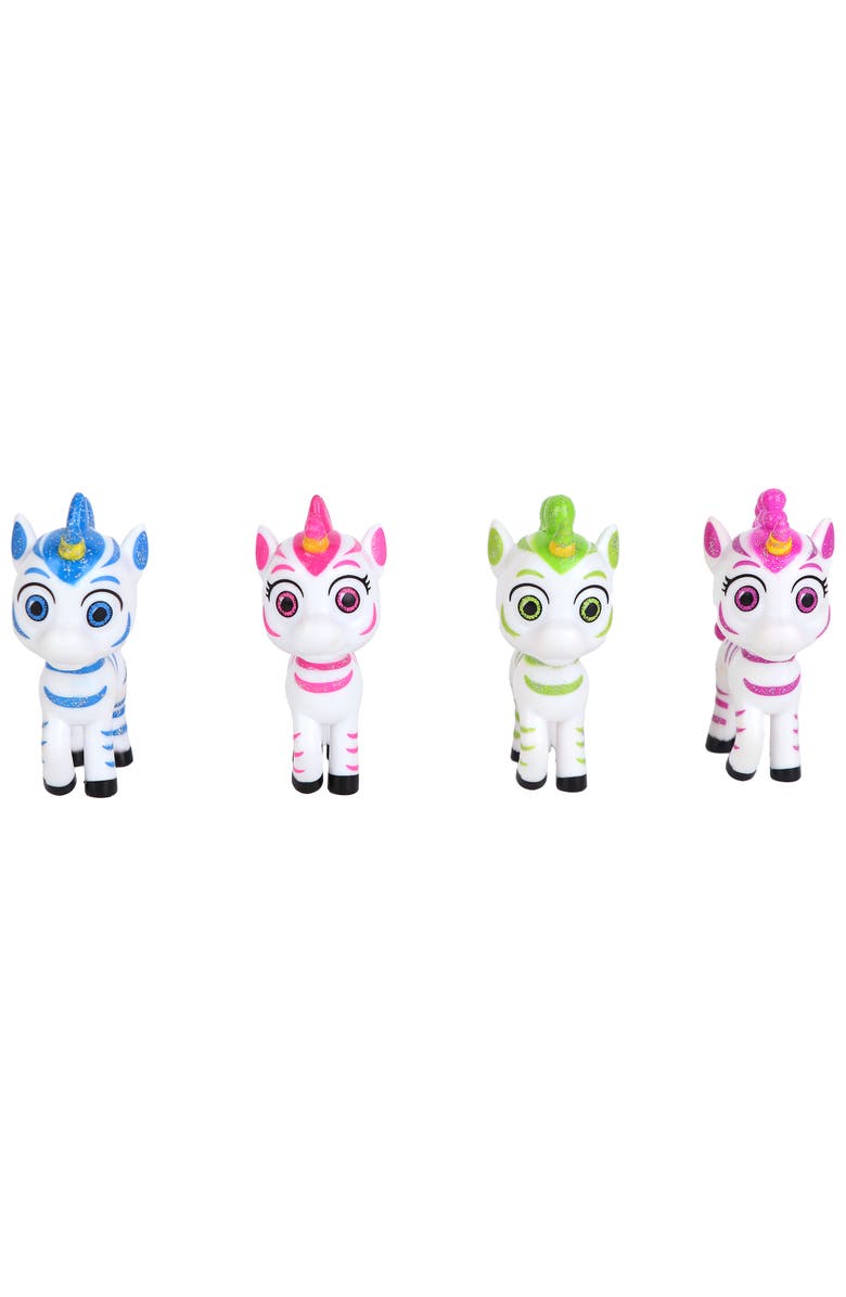 Zoonicorn 4Pack Figurines 2.75 Inch Mini Toy Set, Aliel Ene Promi Valeo, Kids 3+, Alternate, color, Multicolored