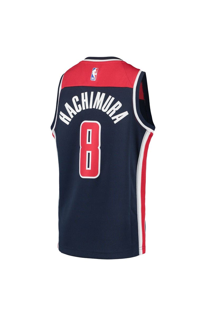 Jordan Brand Youth Jordan Brand Rui Hachimura Navy Washington Wizards 2020/21 Swingman Player Jersey - Statement Edition, Alternate, color, 