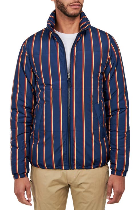 Stripe Puffer Jacket