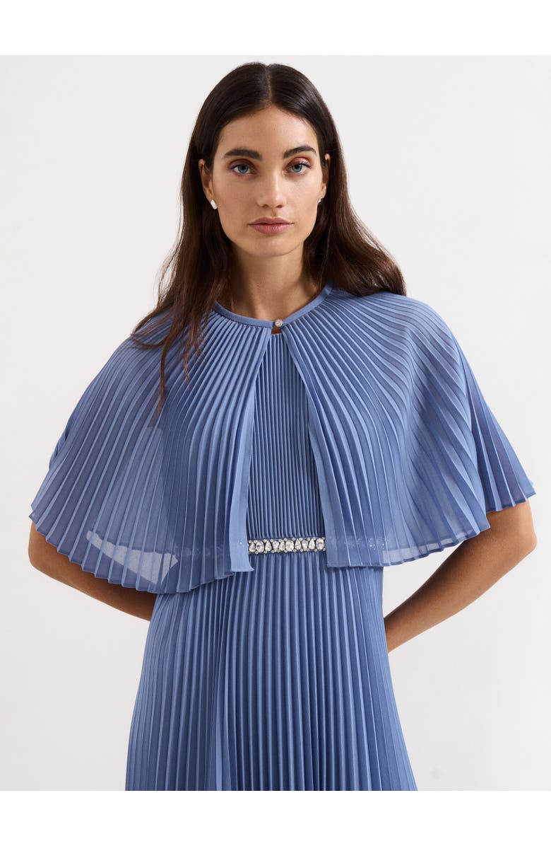 Phase Eight Anora Pleated Cover, Main, color, Pale Blue