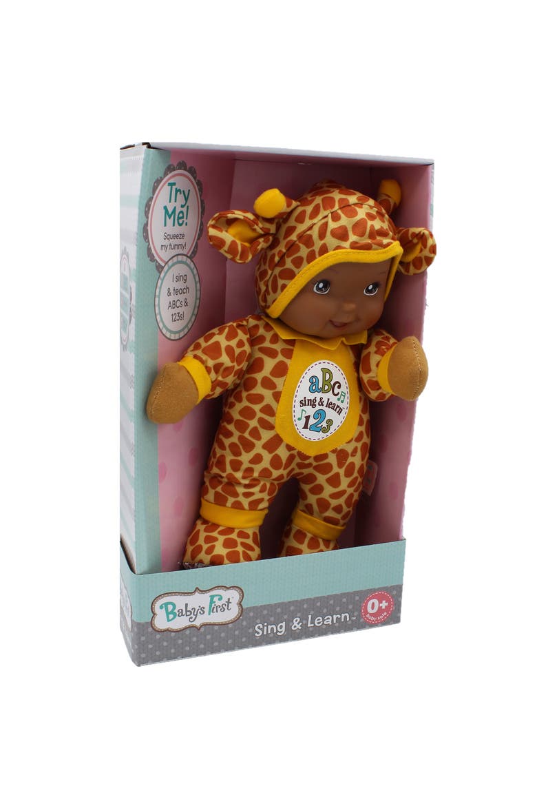 Sing & Learn Giraffe Baby Doll, Alternate, color, Multicolored