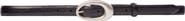 BLACK SUEDE STUDIO Oval Zebra Belt