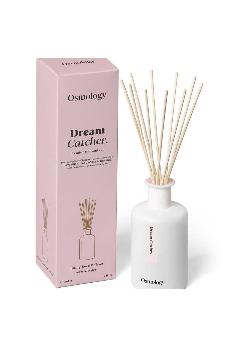 Dream Catcher Reed Diffuser - Lavender Patchouli and Orange, Main, color, white