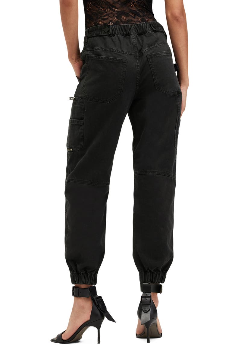 Florence Cargo Joggers, Alternate, color, WASHED BLACK