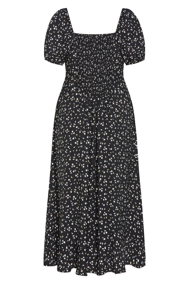 Dress Sky Floral Midi Dress, Alternate, color, MEADOW