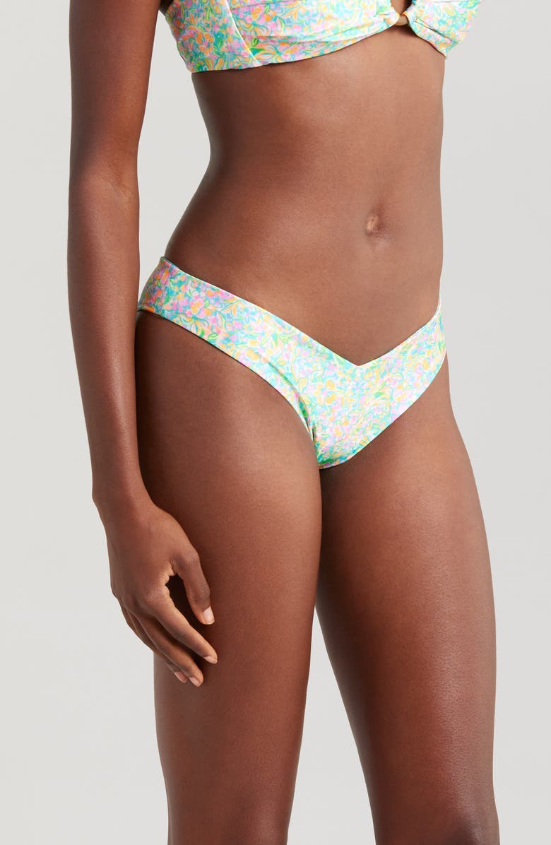 Kulani Kinis V-Cut Bikini Bottoms, Alternate, color, 
