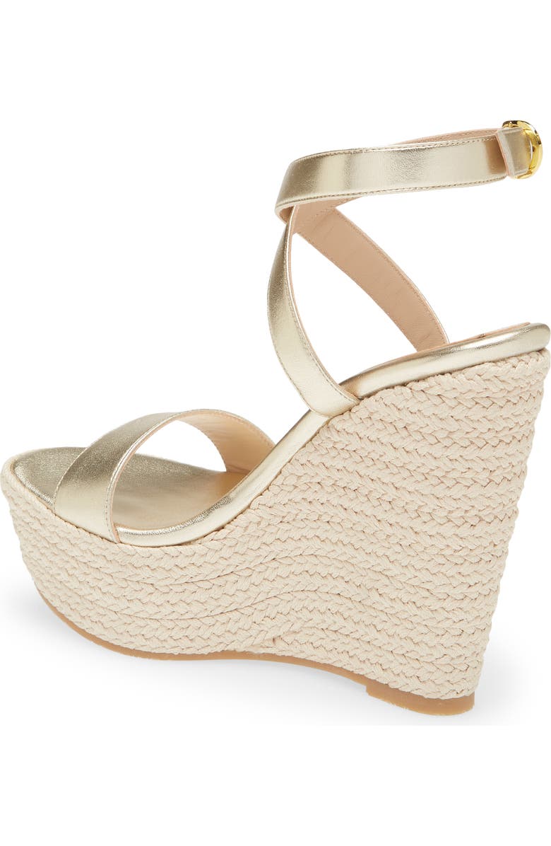 Stuart Weitzman Alex Platform Wedge Sandal, Alternate, color,