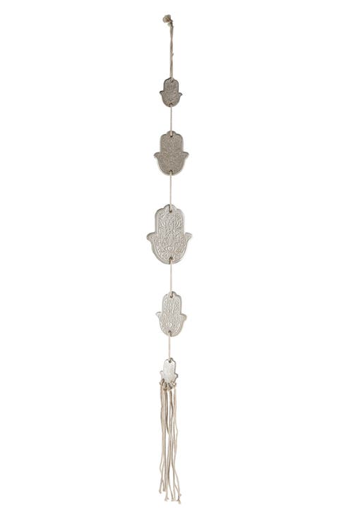 Ceramic Hanging Hamsa Wall Decor