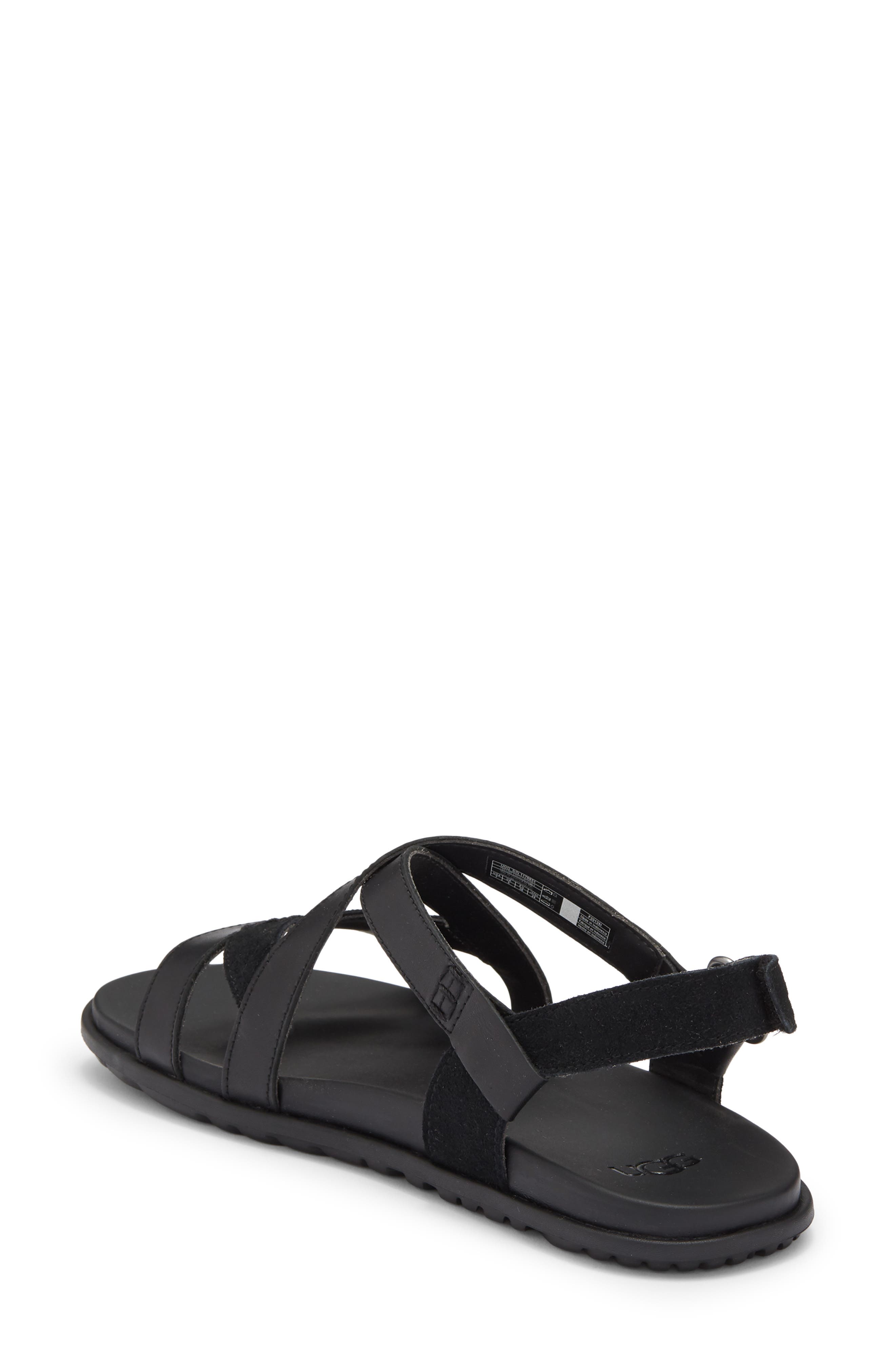 UGG<sup>®</sup> Solivan Slingback Sandal, Alternate, color, Black