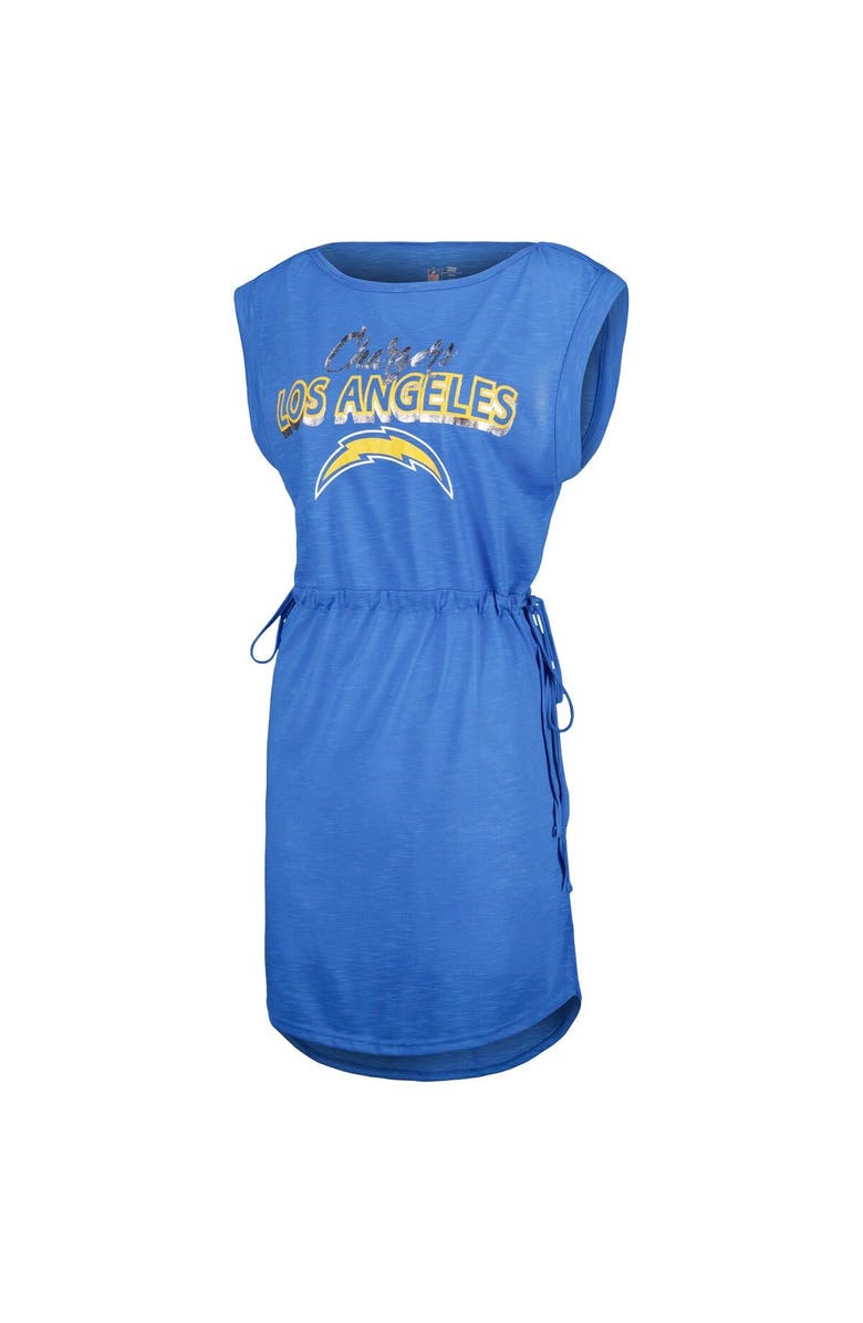 G-III 4HER BY CARL BANKS Women's G-III 4Her by Carl Banks Powder Blue Los Angeles Chargers G.O.A.T. Swimsuit Cover-Up, Alternate, color, Powder Blue