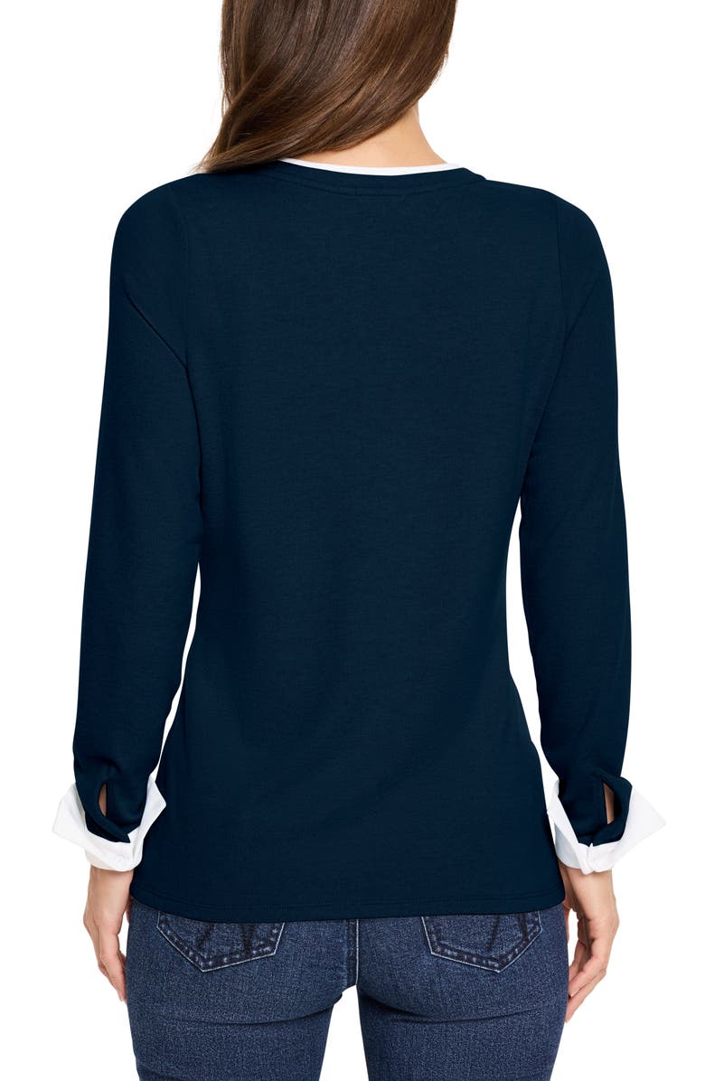 NZT by NIC+ZOE Layer Knit Top, Alternate, color, 