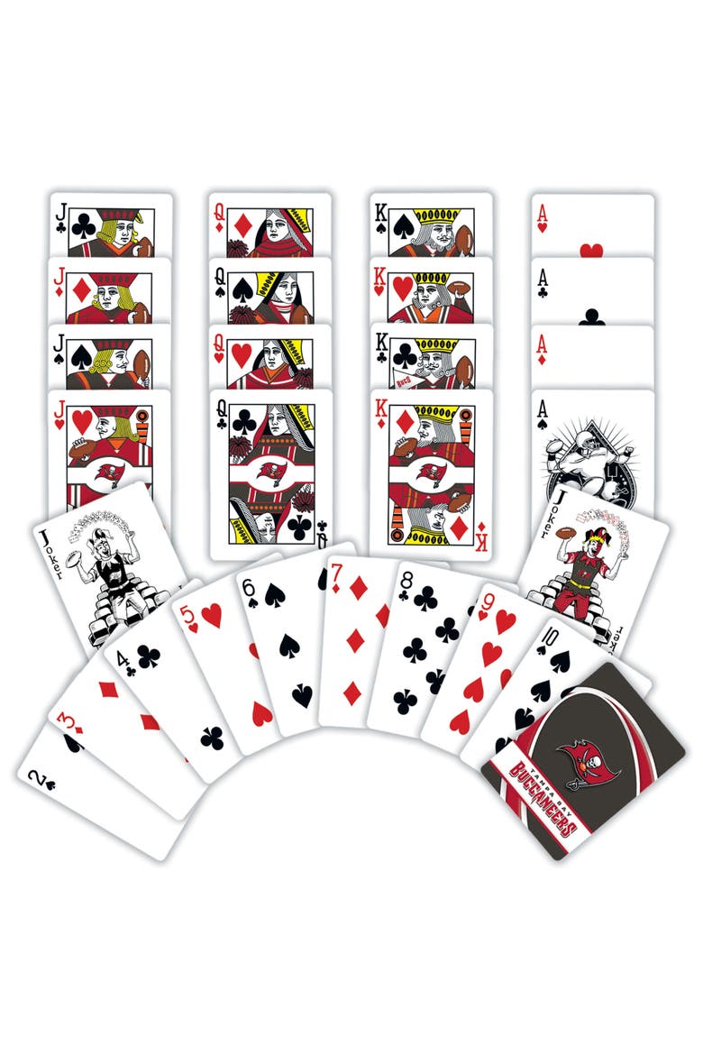 Tampa Bay Buccaneers Playing Cards, Alternate, color, Multicolor
