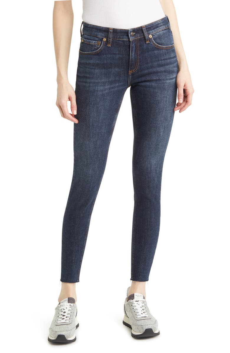 rag & bone Cate Mid Rise Crop Skinny Jeans, Main, color, Siennadnm