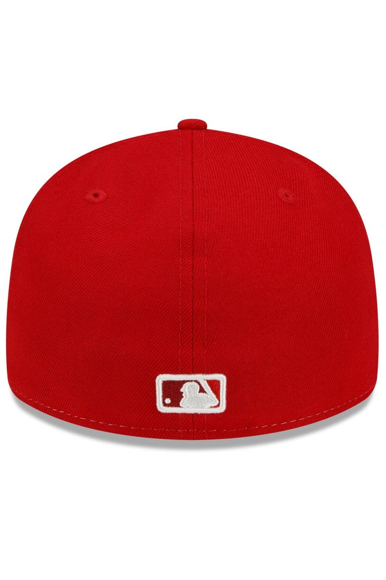 Men's New Era Red Los Angeles Angels 2022 City Connect Low Profile 59FIFTY Fitted Hat, Alternate, color, Red