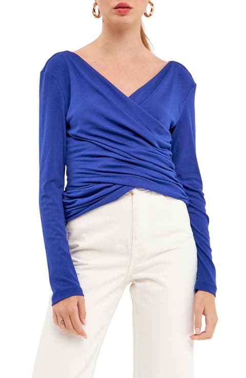 Shirred Crop Top