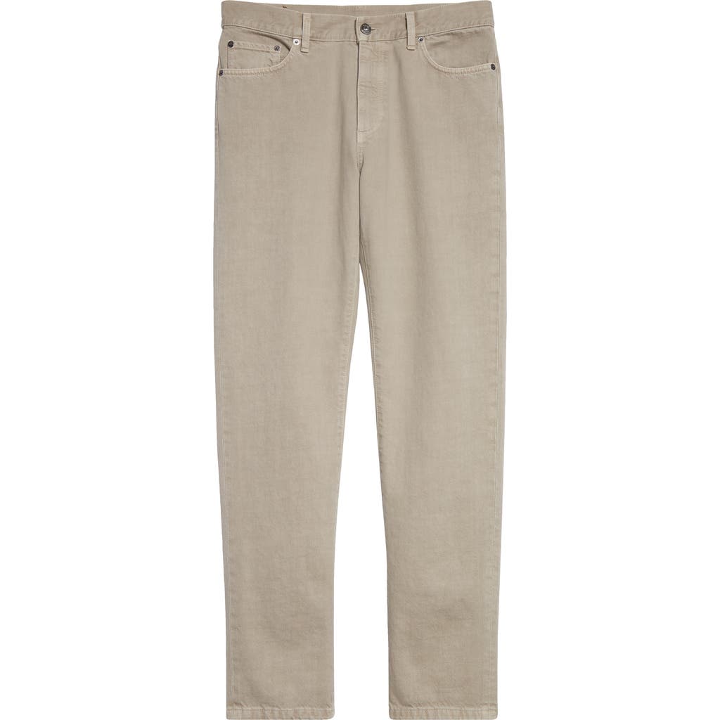 Zegna Skinny Jeans In Med Beige Solid