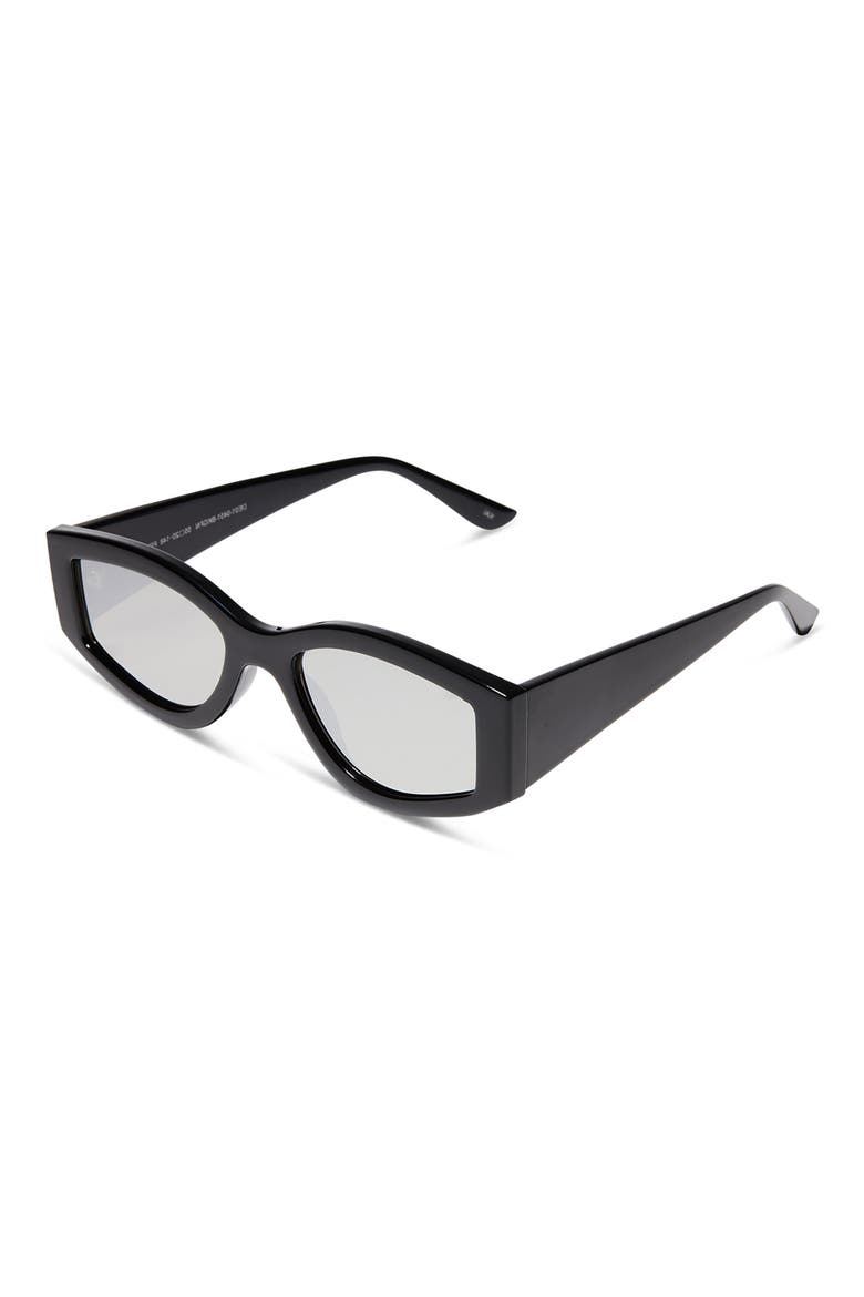 55mm Kai Slim Sunglasses, Alternate, color, BLACK
