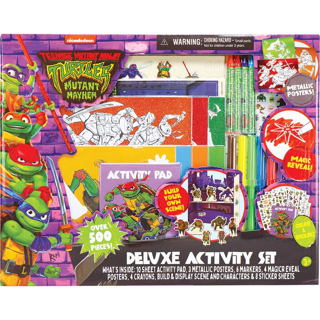 Tara Toy Tmnt Mutant Mayhem Deluxe Activity Set W/ Magic Reveal & Posters in Multicolored  product