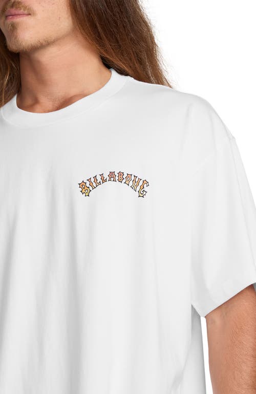 Billabong R U Down Og Short Sleeve Graphic T-shirt In White