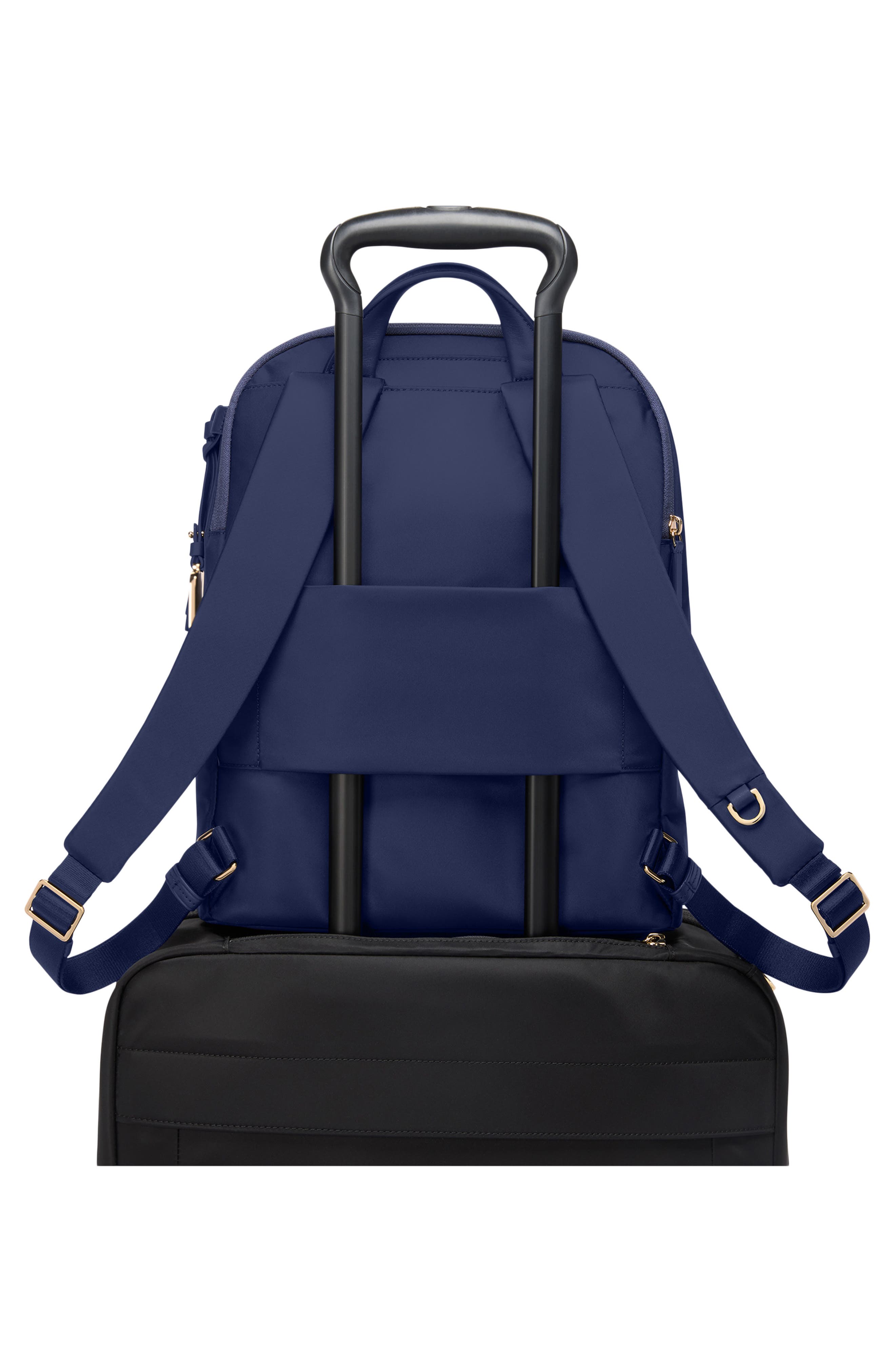 TUMI Halsey Backpack, Alternate, color, Indigo/ Light Gold