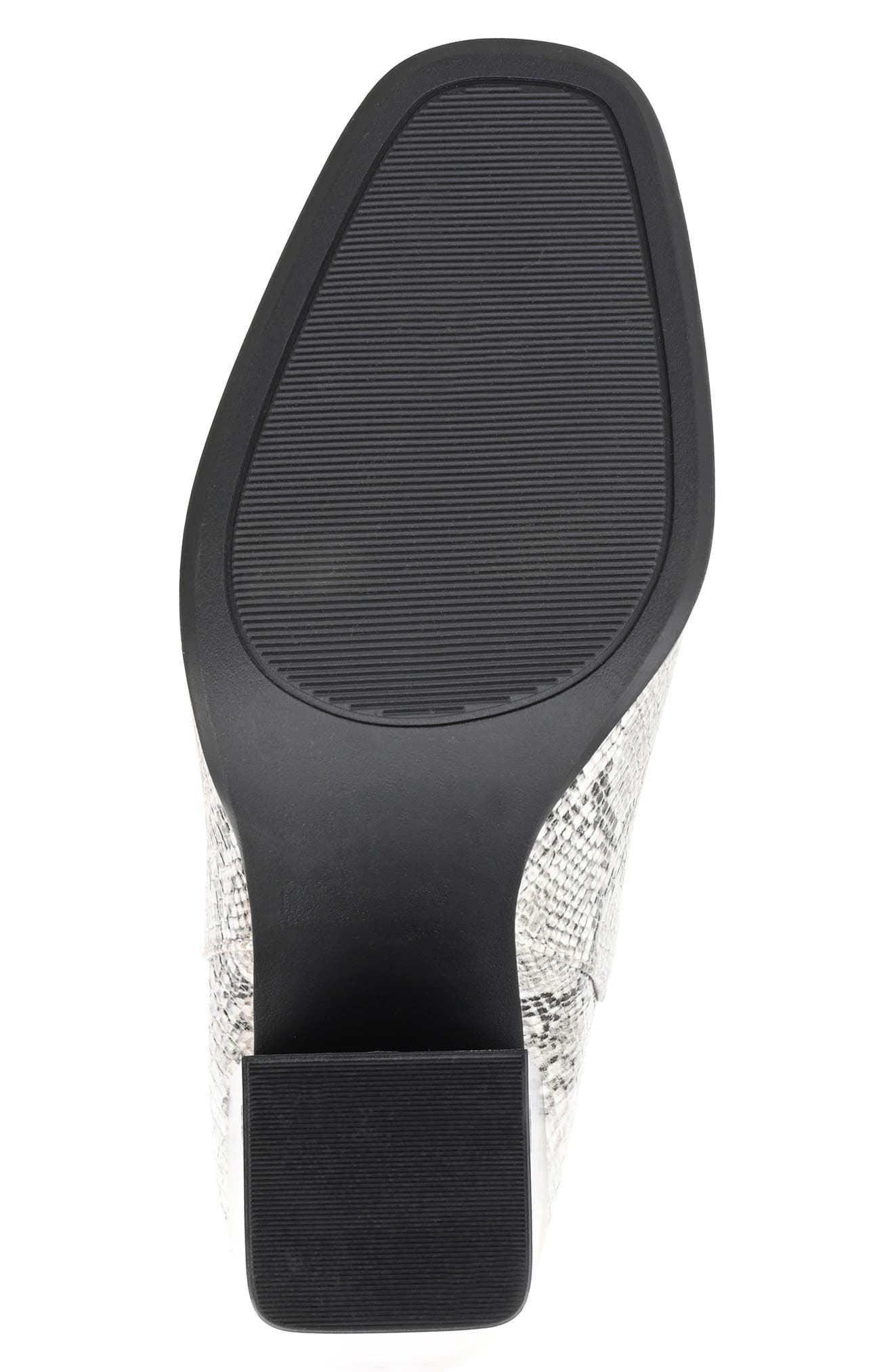 Journee Collection Adalia Block Heel Bootie, Alternate, color, Snake