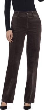 NYDJ Straight Leg Velveteen Trouser Pants