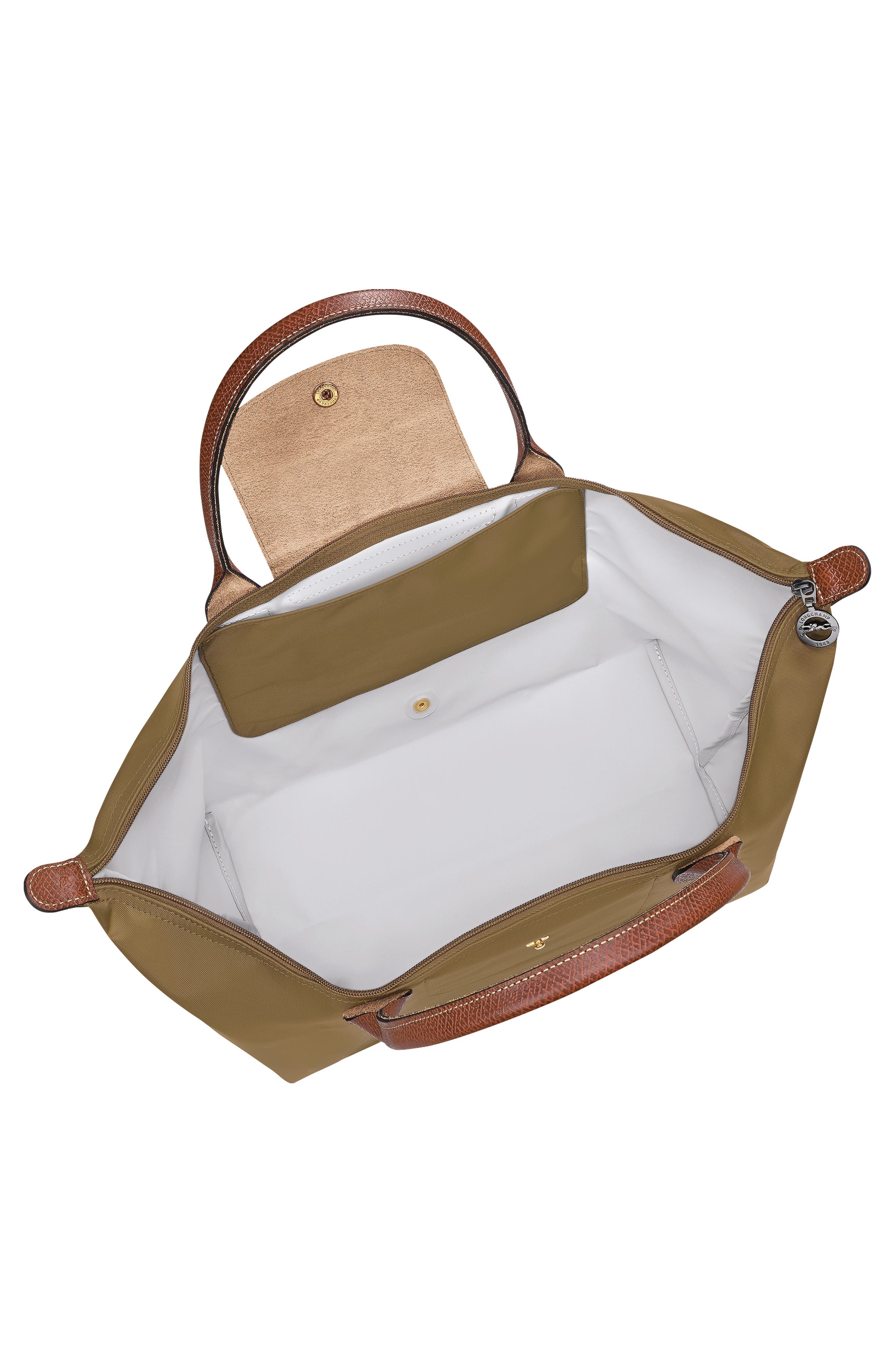 Le Pliage Large Top Handle Bag, Alternate, color, OLIVE
