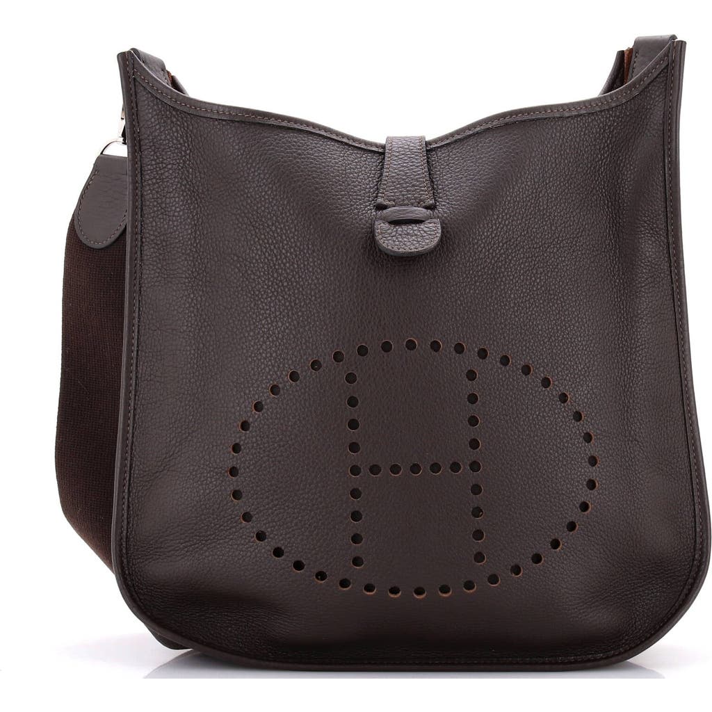 Pre-owned Hermes Hermes Evelyne Bag Gen Ii Clemence Pm In Brown