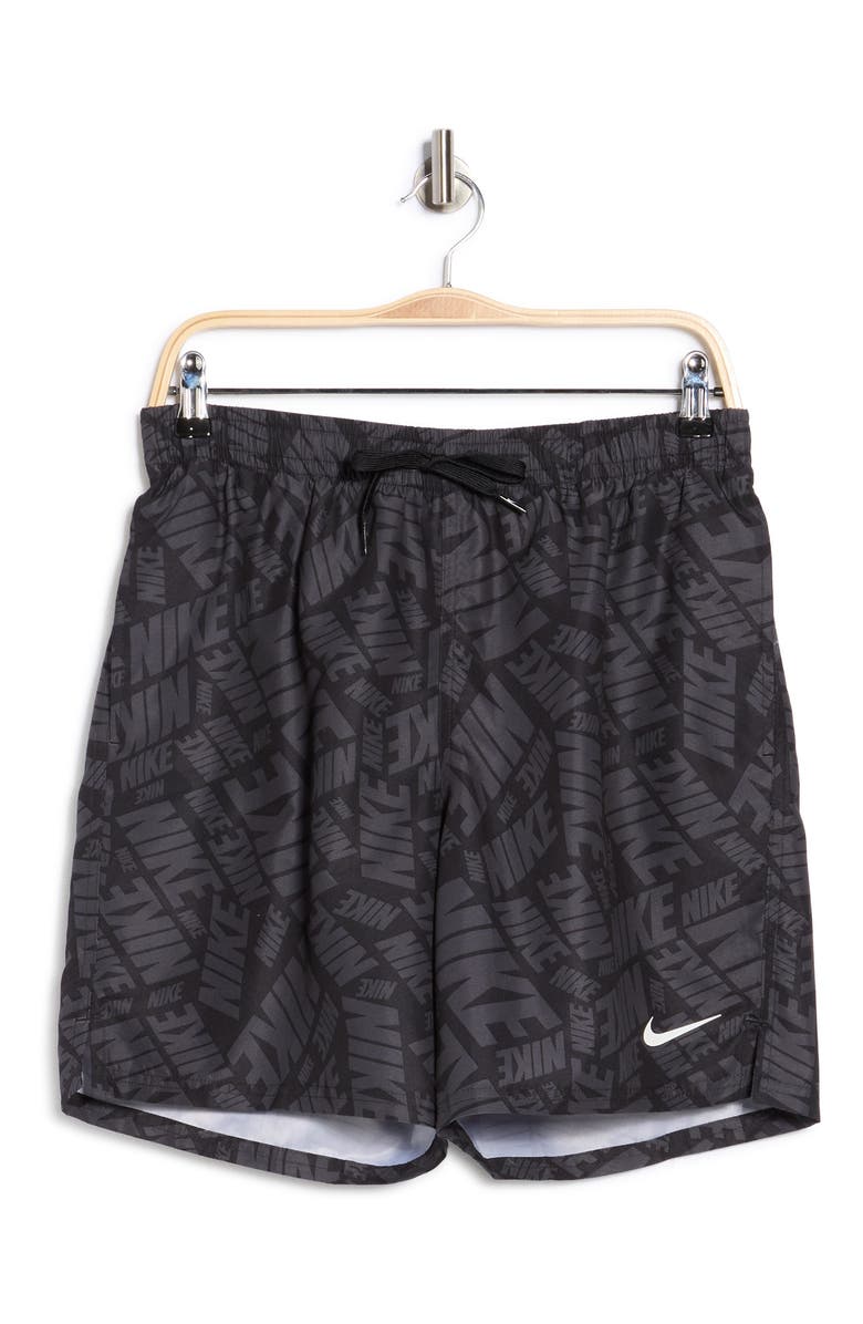 Nike 7-Inch Volley Swim Trunks, Alternate, color, Black