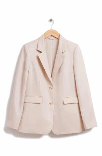 & Other Stories Relaxed Fit Linen Blend Blazer