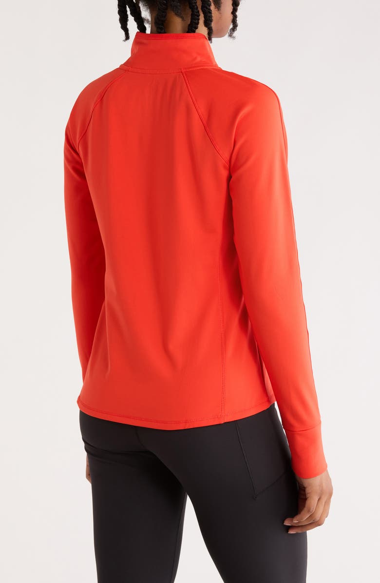 LAYER 8 Northbound Cold Gear Quarter Zip Pullover, Alternate, color, Red Alert