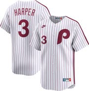 Nike Men's Nike Bryce Harper White Philadelphia Phillies Cooperstown Collection Limited Jersey