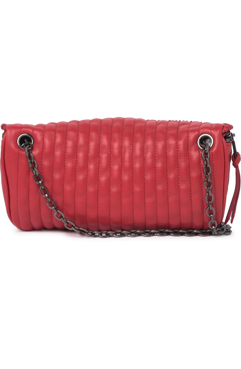 Longchamp Quilted Leather Shoulder Bag, Alternate, color, Red