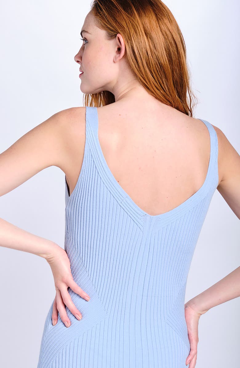 En Saison Rib Knit Midi Dress, Alternate, color, 