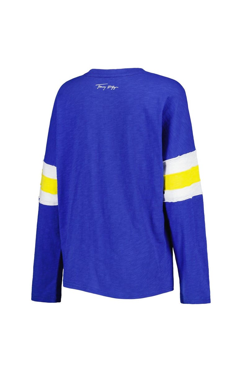 Tommy Hilfiger Women's Tommy Hilfiger Royal Los Angeles Rams Justine Long Sleeve Tunic T-Shirt, Alternate, color, Royal