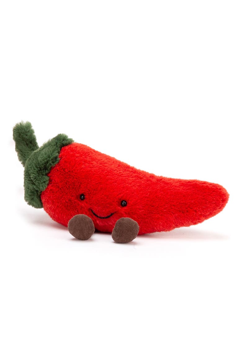 Small Chili Pepper Plush Toy, Main, color, RED