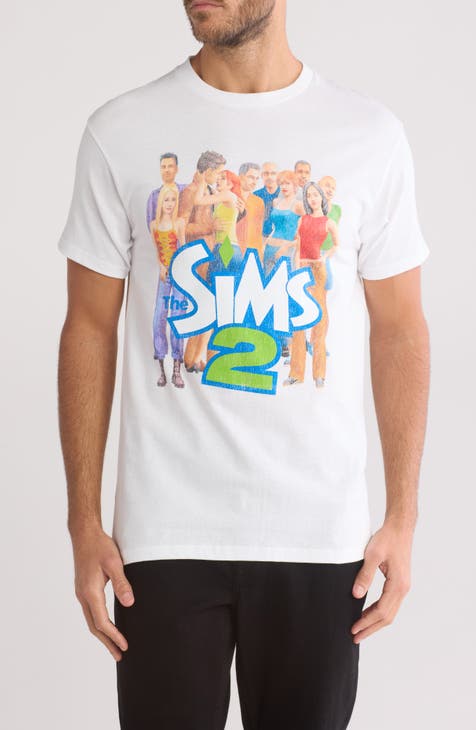 Sims 2 Cotton Graphic T-Shirt