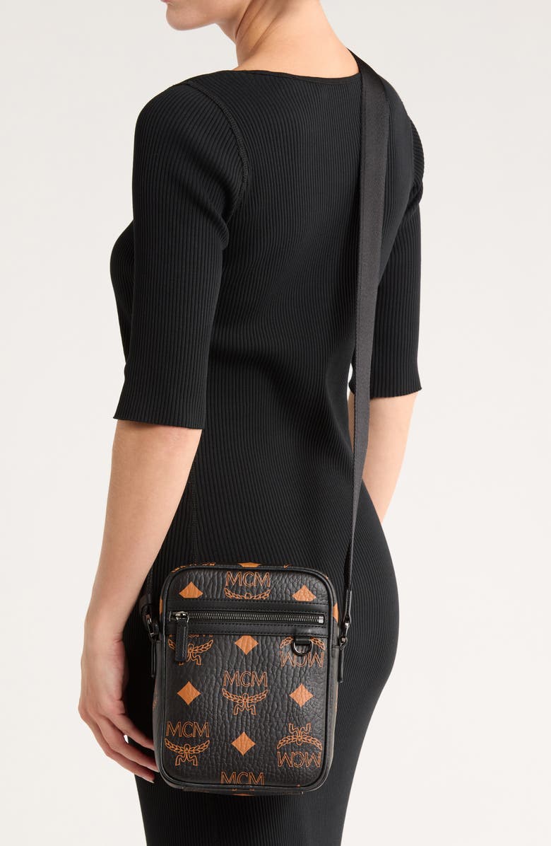 MCM Klassik Crossbody Bag, Alternate, color, Black