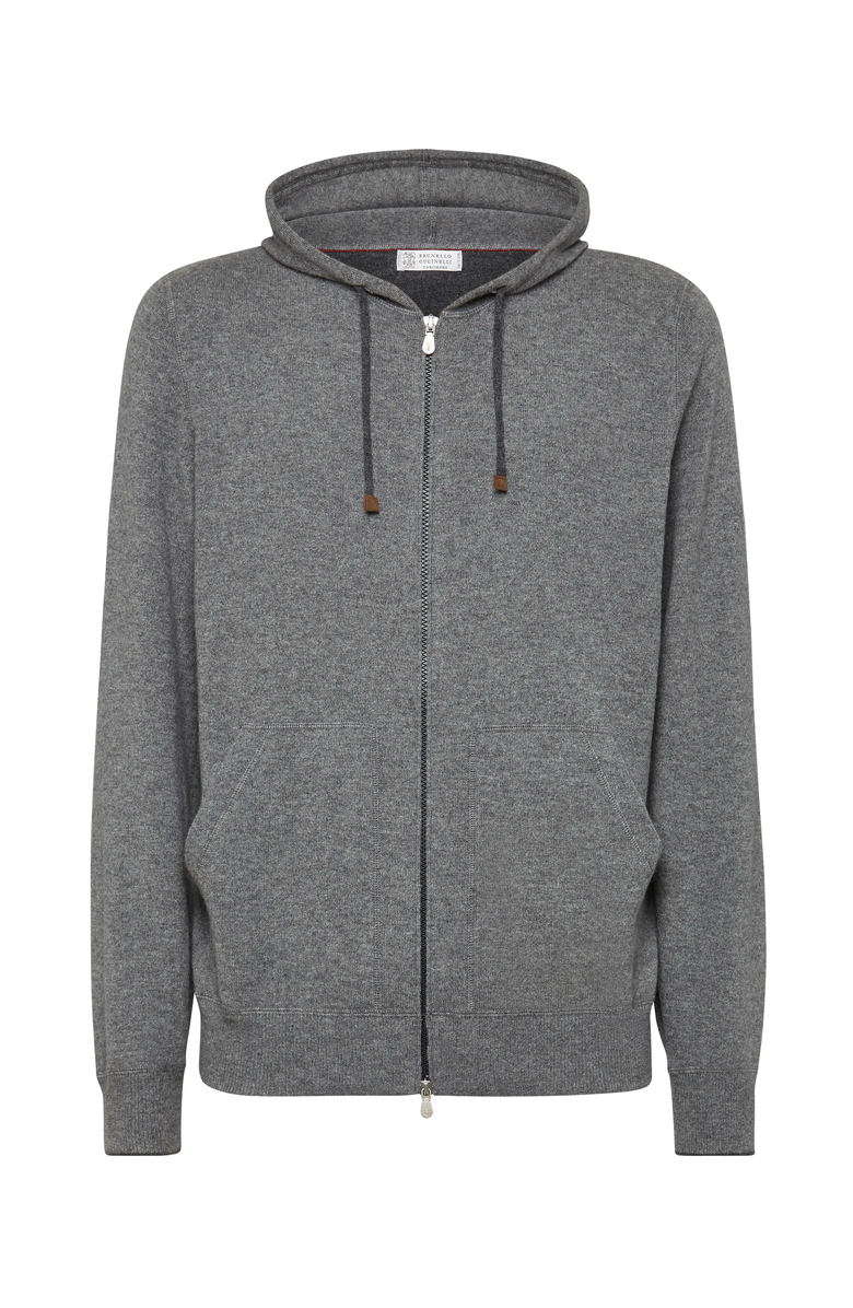 Brunello Cucinelli Sweatshirt-style cardigan, Main, color, 