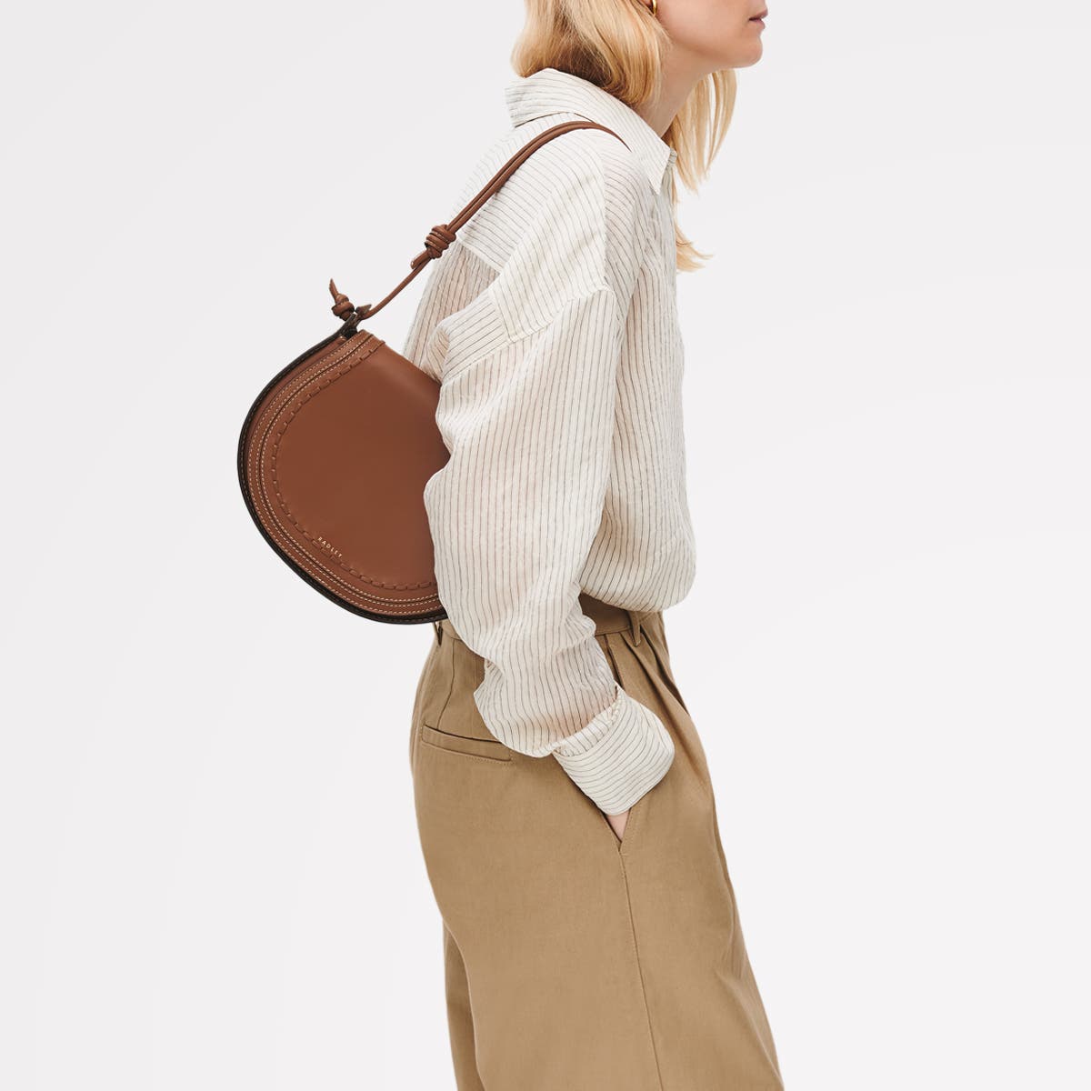 Radley The Camden Medium Flapover Shoulder Bag, Alternate, color, Cognac