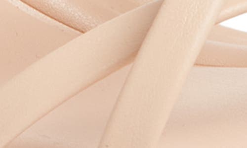 Open Edit Remington Ankle Strap Sandal In Tan Cream