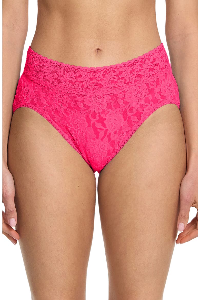 Signature Lace French Briefs, Main, color, UNBEETABLE