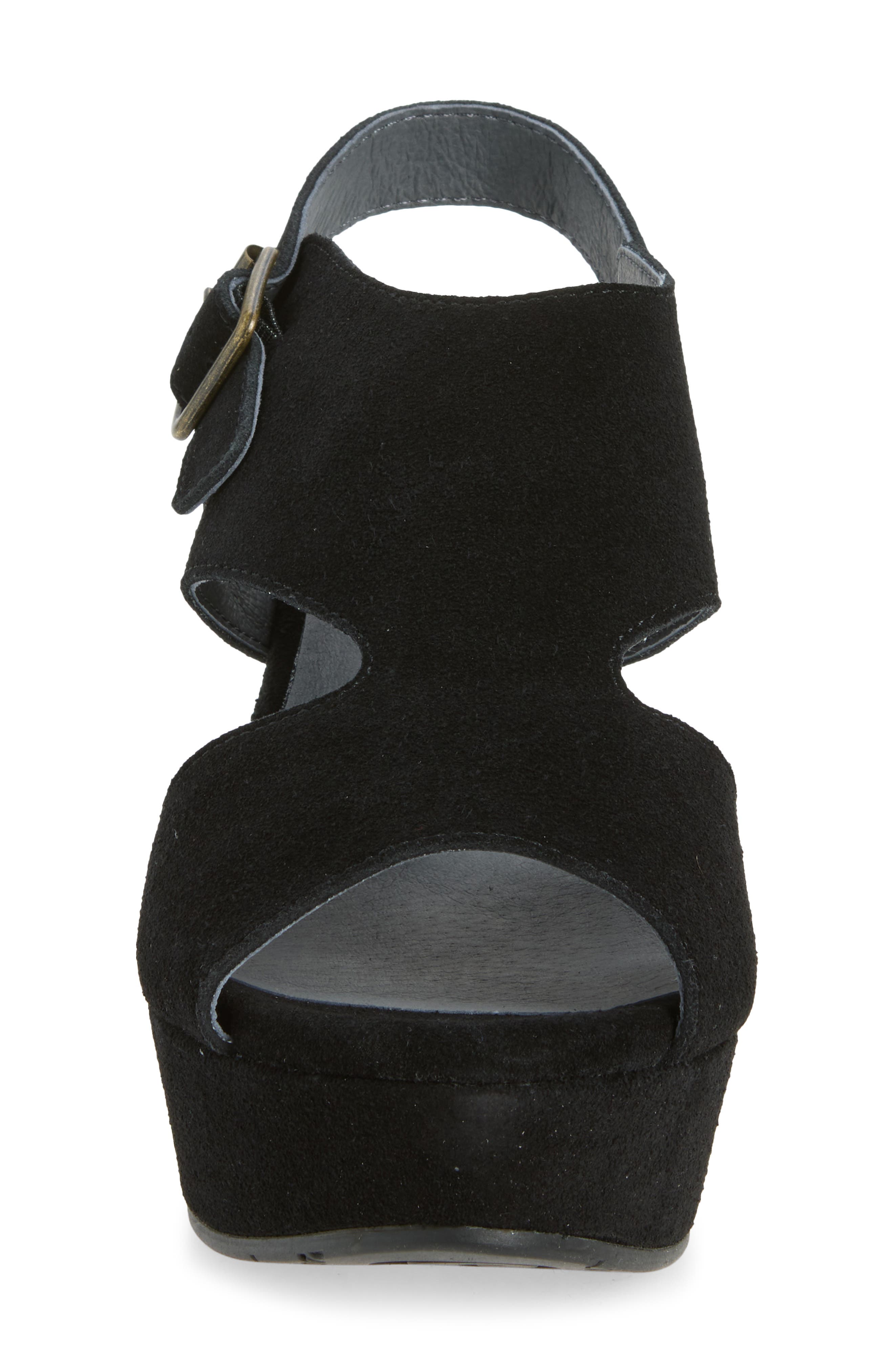 Chocolat Blu Werner Leather Wedge Sandal (Women) | Nordstrom
